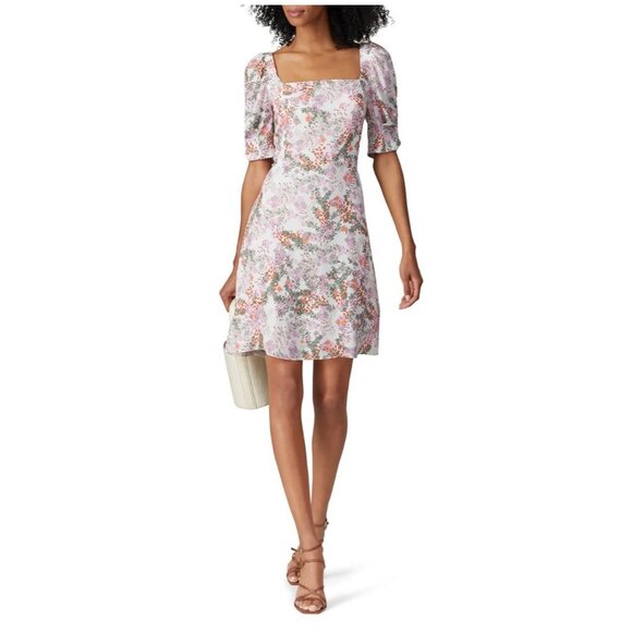 Rebecca‎ Minkoff Floral Square Randy Dress XL Coquette Trad Dollette Cottagecore - Picture 4 of 10